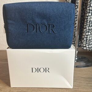NEW Dior Midnight Blue Cosmetic Bag